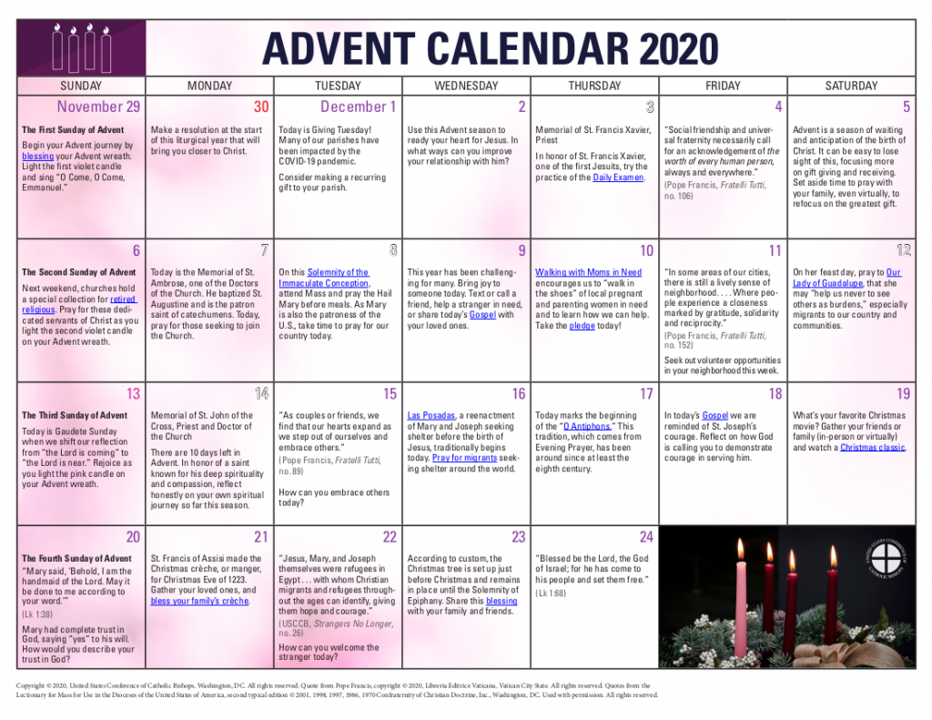 Advent 2020 Diocese of AltoonaJohnstown